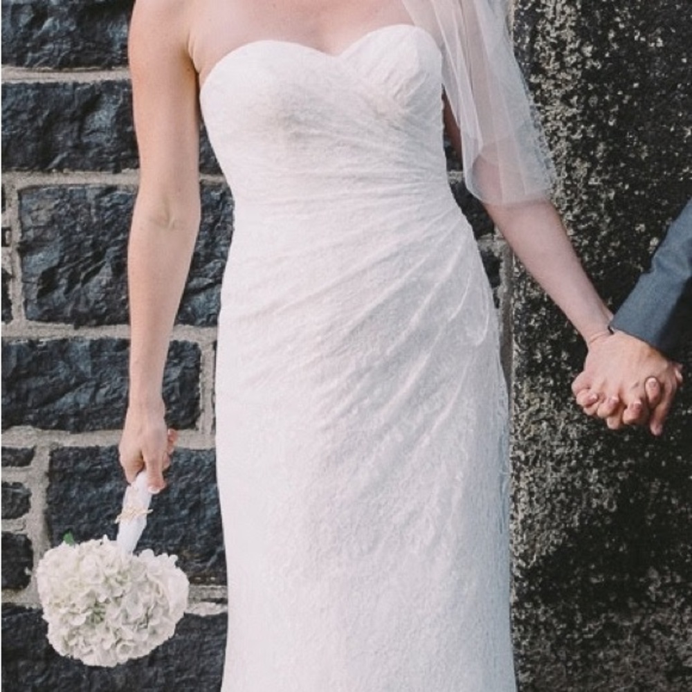 David’s Bridal wedding gown